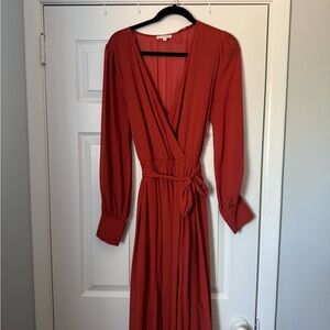 Baltic Born Rust Wrap Dress